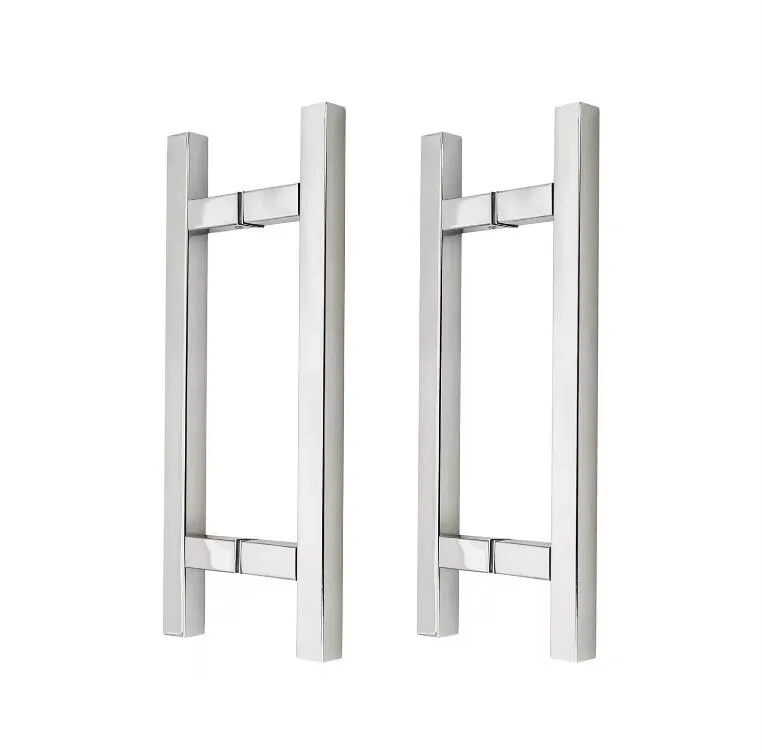 ফ্রেমহীন কাচের বাথরুমের দরজার হাতল